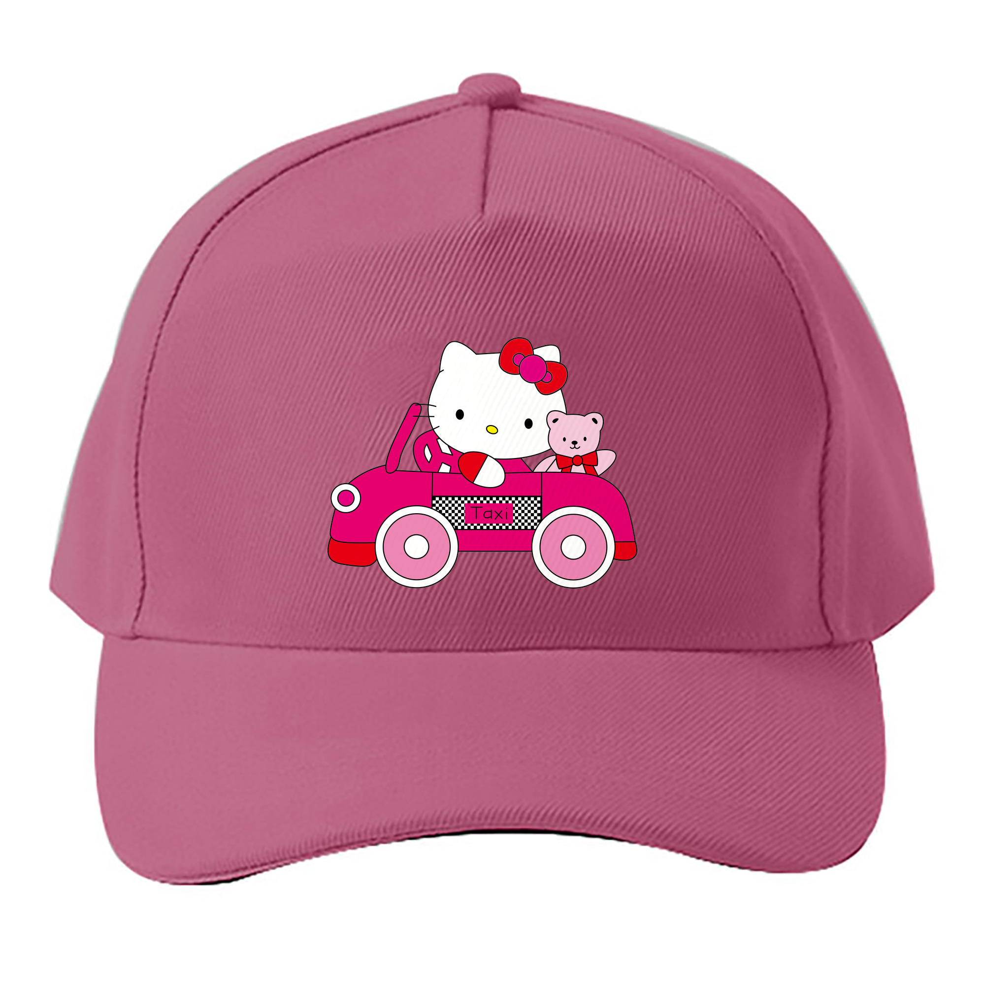 （画像用） Hello Kitty ハローキティ ベースボールキャップ 綿100％ 男女兼用 帽子 スポーツ